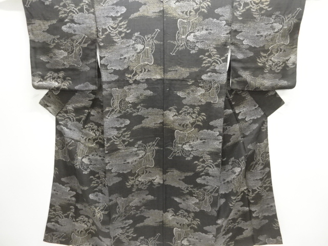 JAPANESE KIMONO / FUSHI TSUMUGI / CARRIAGE